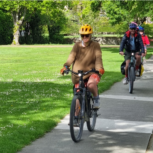 Varied landscapes and riding terrain along the Alps to Ocean cycle trail