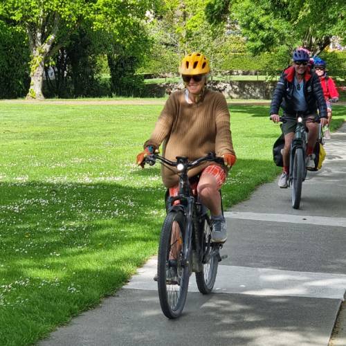 Varied landscapes and riding terrain along the Alps to Ocean cycle trail