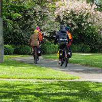 Varied landscapes and riding terrain along the Alps to Ocean cycle trail