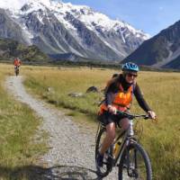 Incredible scenery cycling the Alps to Ocean trail