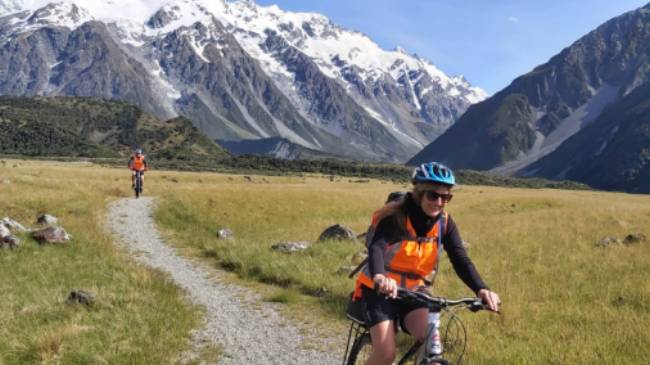 Incredible scenery cycling the Alps to Ocean trail