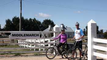 Arriving in Middlemarch, one end of the Otag Rail Trail
