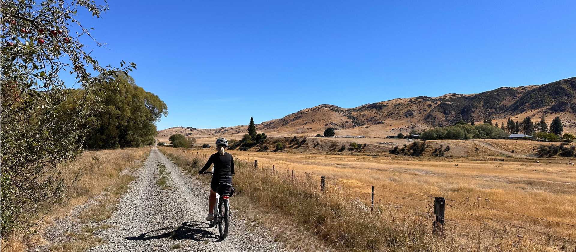 Enjoying a leisurely ride along the OCRT | Bec Adams