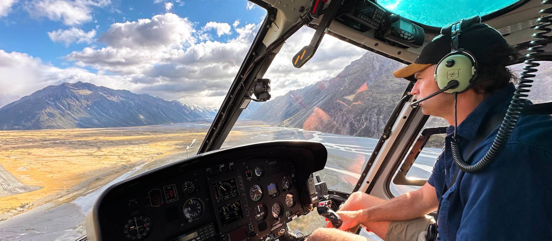Experience a heli-ride over Tasman River | Bec Adams