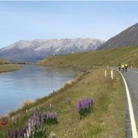 Incredible scenery cycling the Alps to Ocean trail