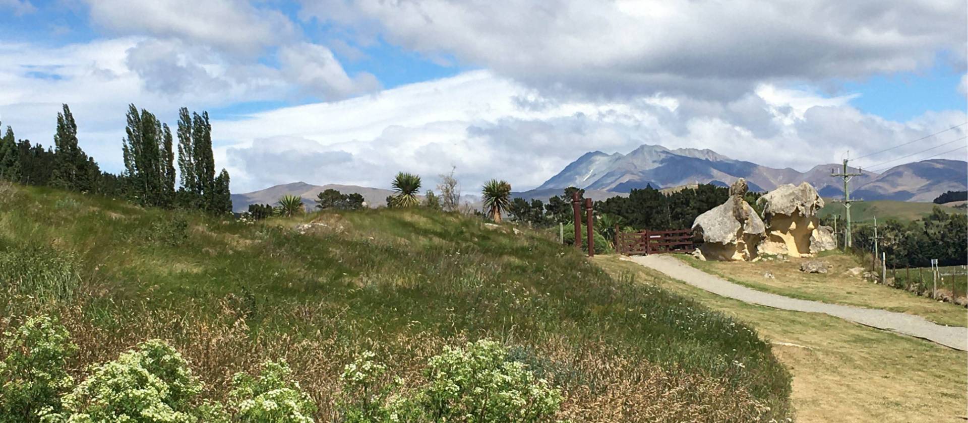Varied landscapes and riding terrain along the Alps to Ocean cycle trail