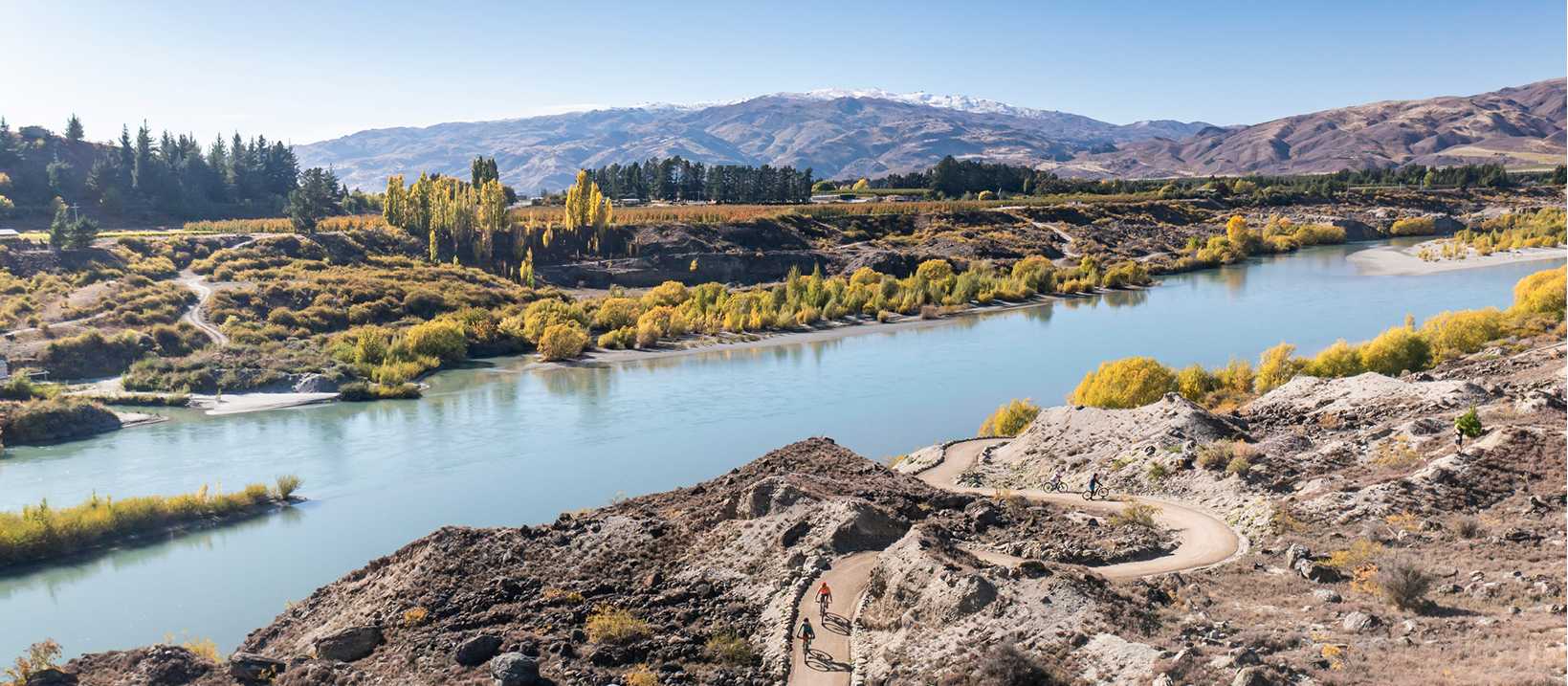 Riders enjoying Otago's newest trail - the Kawarau Gorge | Will Nelson
