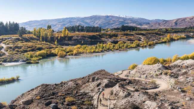 Riders enjoying Otago's newest trail - the Kawarau Gorge | Will Nelson