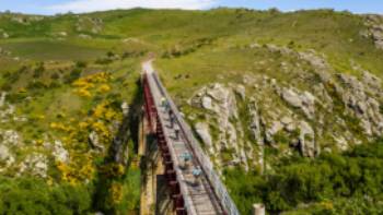 Cycle over the grand Poolburn Viaduct | Lachlan Gardiner