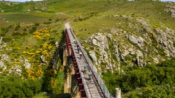 Cycle over the grand Poolburn Viaduct | Lachlan Gardiner