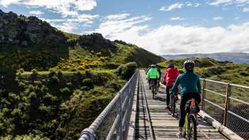 Cycling over the Poolburn Viaduct | Lachlan Gardiner