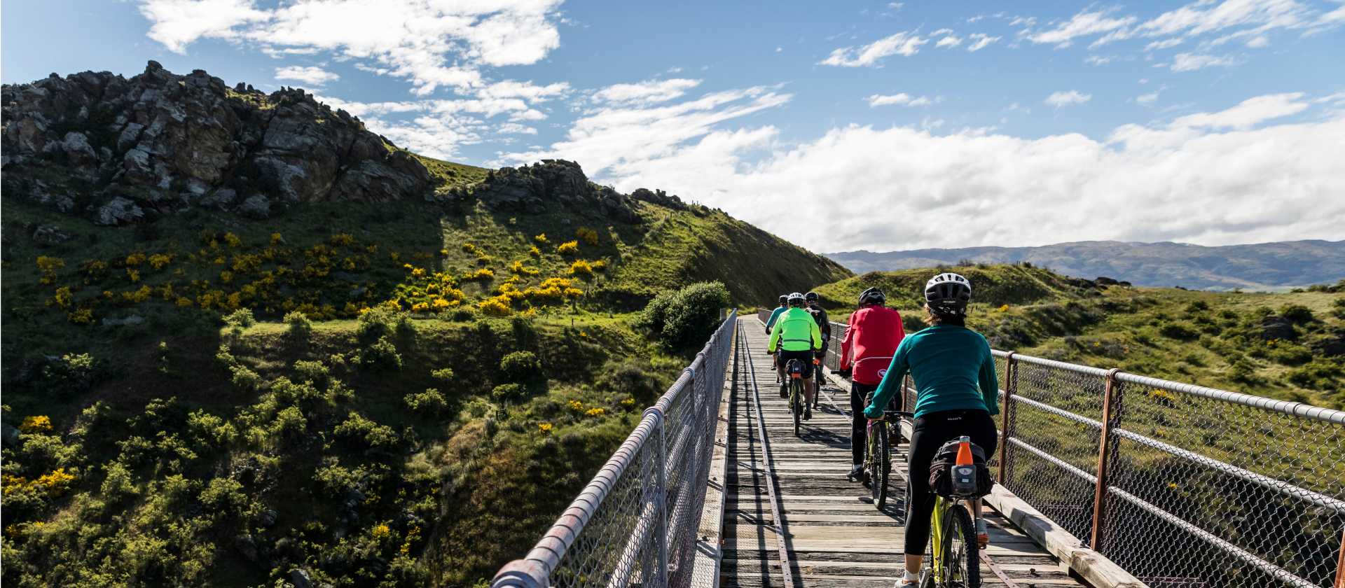 Cycling over the Poolburn Viaduct | Lachlan Gardiner
