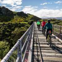 Cycling over the Poolburn Viaduct | Lachlan Gardiner