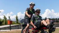 Trail Journeys is able to cater for those less able with the use of recumbent bikes. |  <i>Lachlan Gardiner</i>