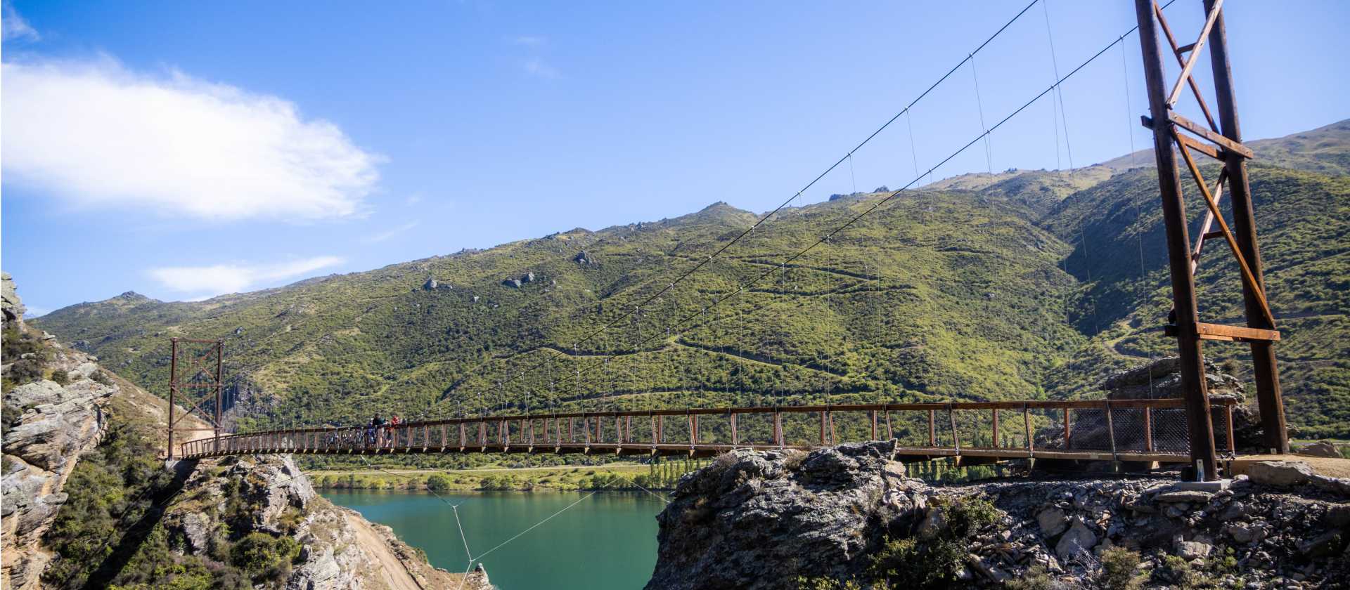 Suspension bridge on the Dunstan Trail | Will Nelson