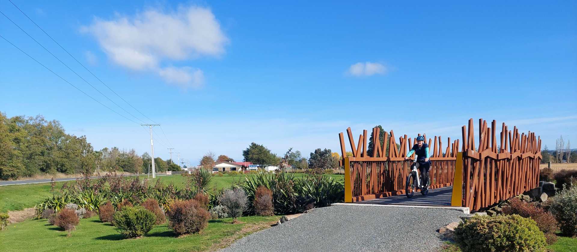 Crossing the Bruce Stewart Bridge between Milton & Waihola | Rebecca Thomas