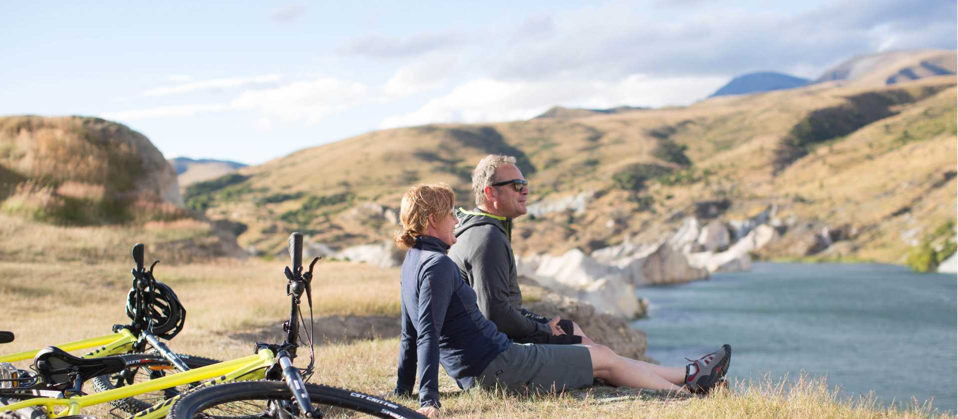 Enjoying the beauty of the Blue Lake near St Bathans | Tom Powell