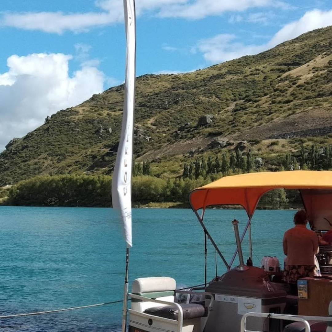 Cyclist, Shona loved the weather when riding the Lake Dunstan Trail | Shona Cowman
