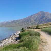 Leaving Sailors Cutting and heading around the lake edge | Rebecca Thomas