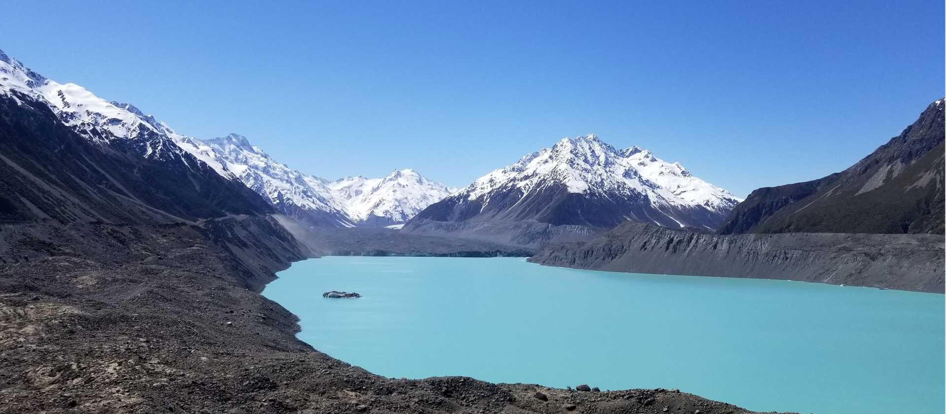 Views of the Southern Alps for Mt Cook Tasman Lake | Christine B