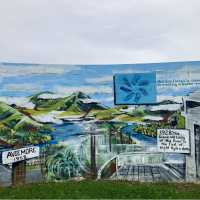 Wall Art depicting the Waitaki hydro scheme along the A2O | Sandra Appleby