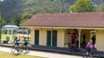 Cycling the BVRT,Tourism and Events Queensland Cycling the BVRT