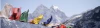 Prayer flags blowing in the Everest breeze |  <i>Charles Duncombe</i>