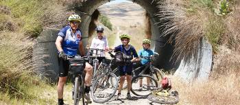 Riders on the Otago Rail Trail Family Adventure | Gesine Cheung